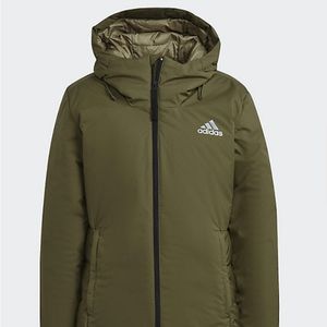 Adidas Women’s Traveer Cold Ready Water Repellent Performace Puffer Coat Jacket